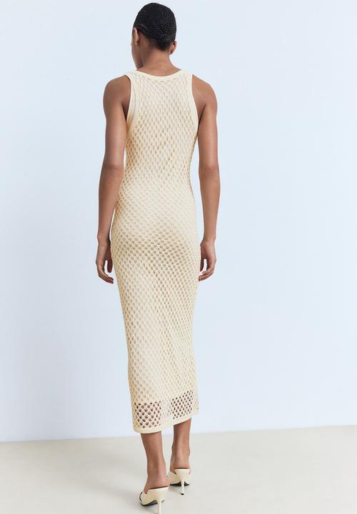 MANGO - Dress Juancho - Light Beige