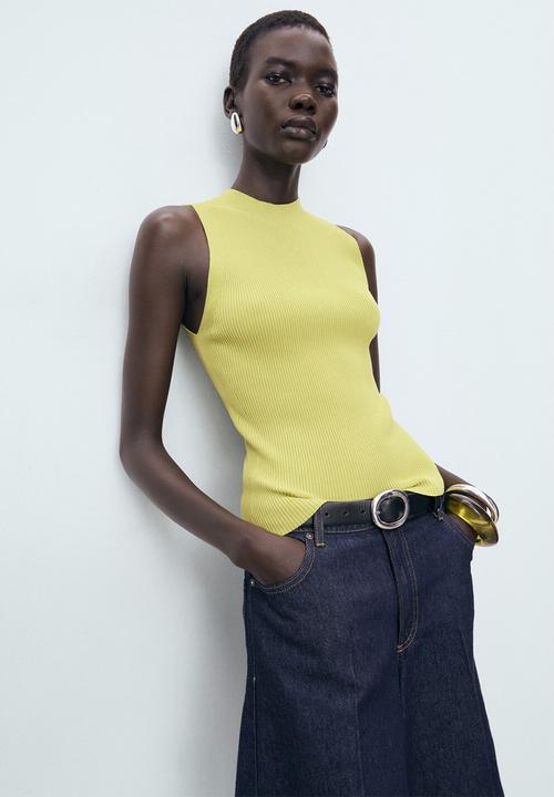 MANGO - Top Albert - Bright Yellow