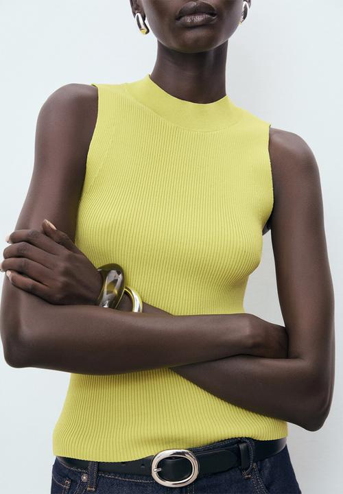 MANGO - Top Albert - Bright Yellow