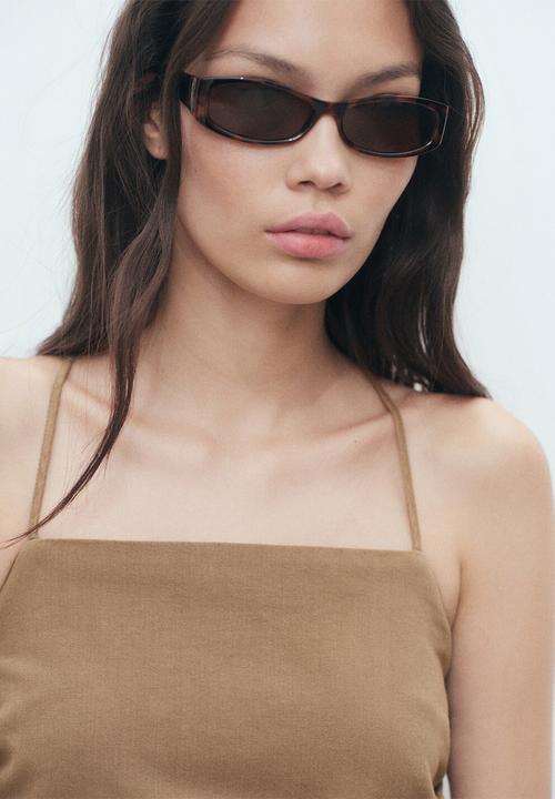 MANGO - Top James - Light/Pastel Brown