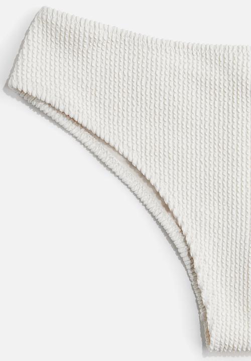 H&M - Brazilian bikini bottoms - white