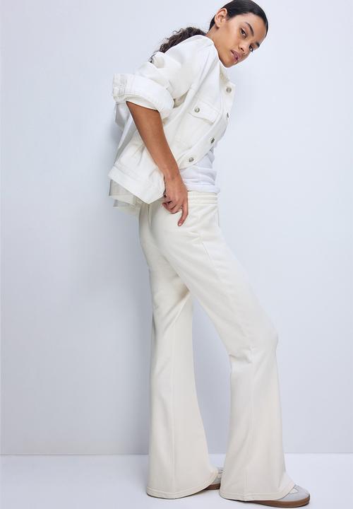 H&M - Flared joggers - cream