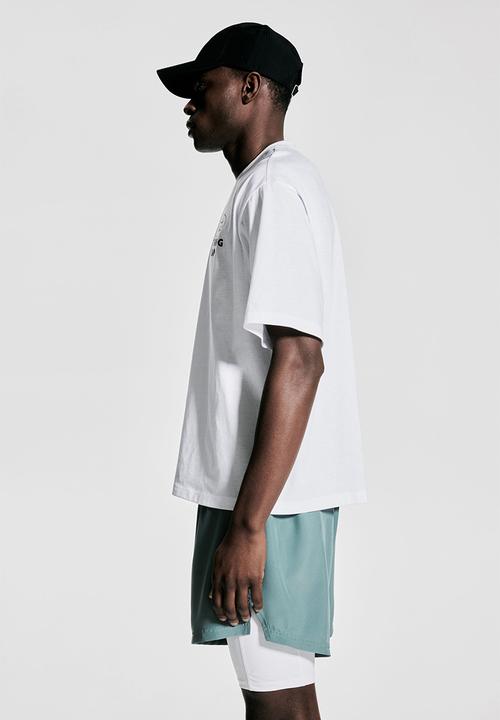H&M - Boxy-style sports t-shirt with drymove™ - white training team