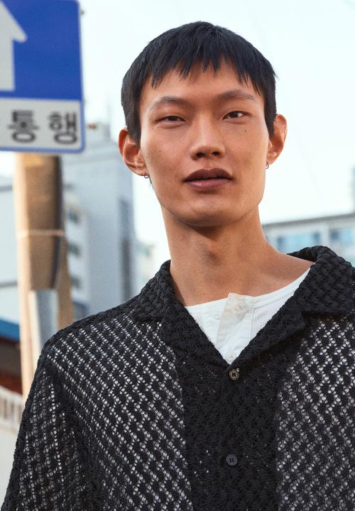 H&M - Loose fit resort shirt - black