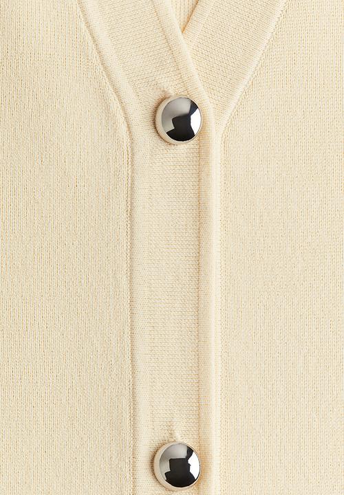 H&M - V-neck dress - pale yellow