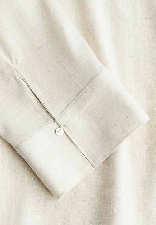 H&M - Airy shirt - light beige