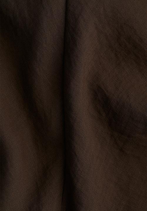 H&M - Slip skirt  - dark brown