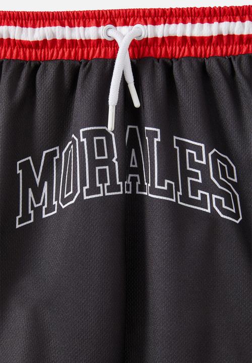 Cotton On - License basketball short - lcn mar black/miles morales spiderman 11