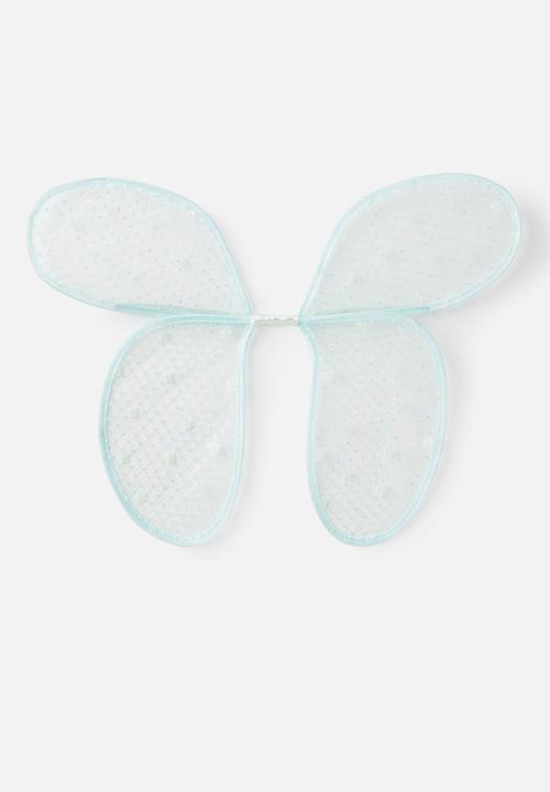 Cotton On - Kids butterfly wings - ice mint/sequins