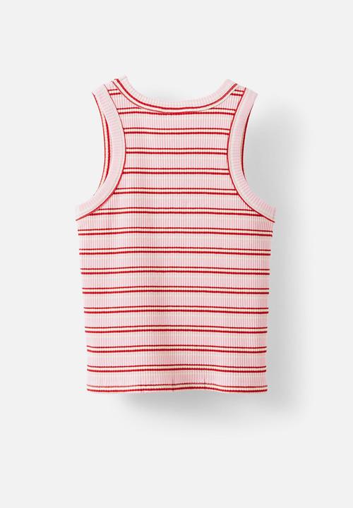 Cotton On - Eleanor tank - fairy pink/rainbow