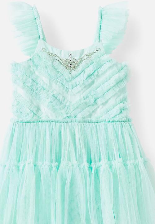 Cotton On - Isabella dress up dress - ice mint/ruffle sparkle