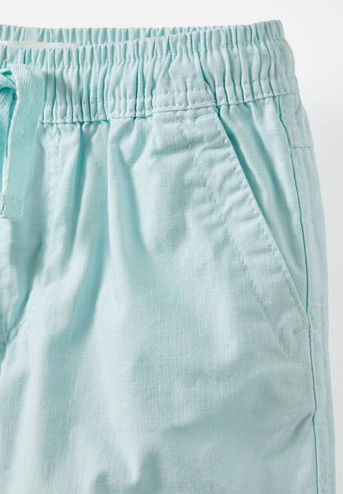 Cotton On - Eric easy short - ice mint/texture