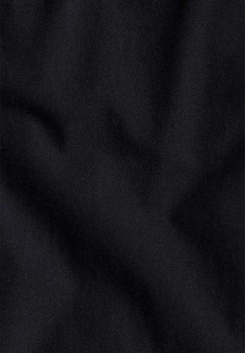 H&M - Regular fit linen-blend trousers - navy blue