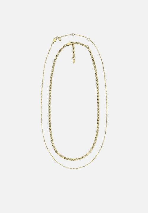 Fossil - Set Necklace JF04598SET - Gold