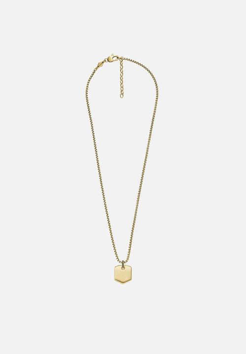 Fossil - Heritage Necklace JF04572710 - Gold