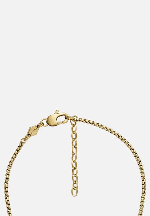 Fossil - Heritage Necklace JF04572710 - Gold