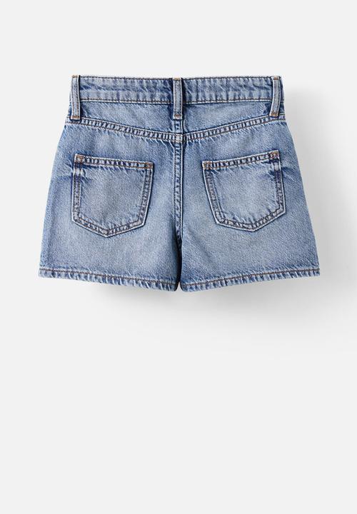 Cotton On - Alayna aline denim skort - blue haven mid blue