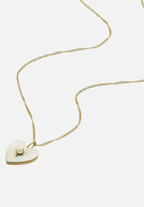 Fossil - Necklace JF04731710 - Gold