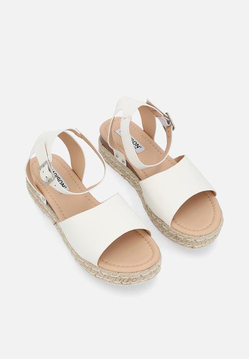 Madison® - Catherine sleek sandal - white