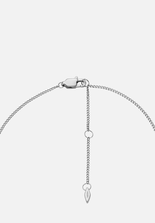 Fossil - Harlow Locket Necklace JF04737040 - Silver