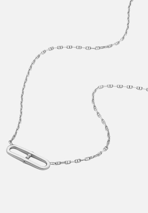 Fossil - Sterling Necklace JFS00636040 - Silver