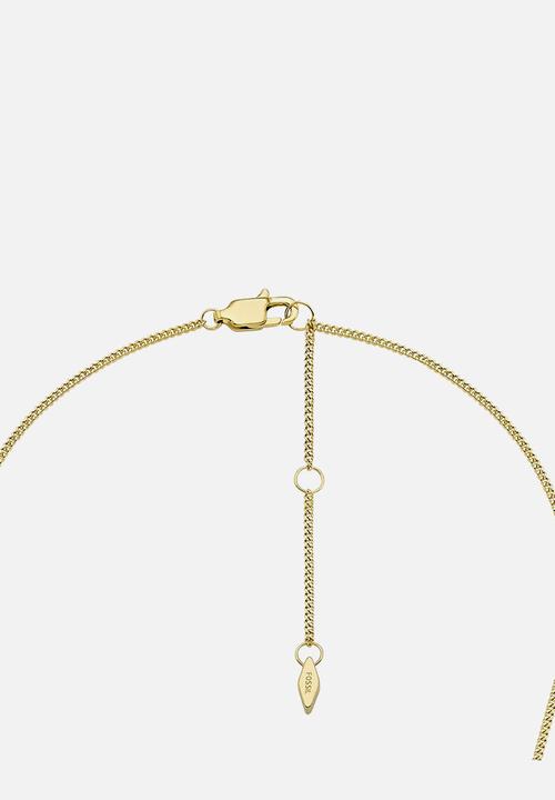 Fossil - Heritage Necklace JF04582710 - Gold