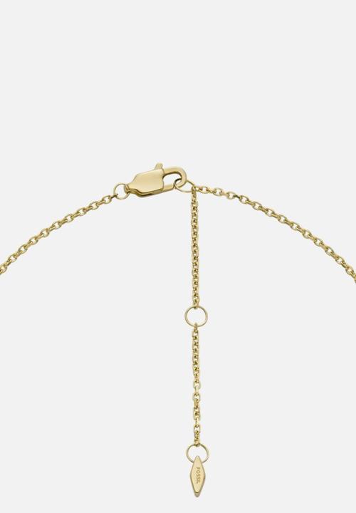 Fossil - Drew Necklace JF04689710 - Gold