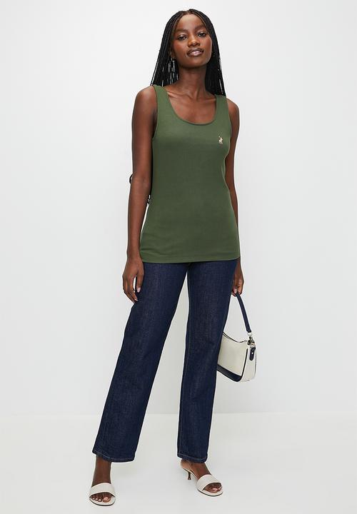 POLO - Wmn Emma s/l Soft Tank - Olive