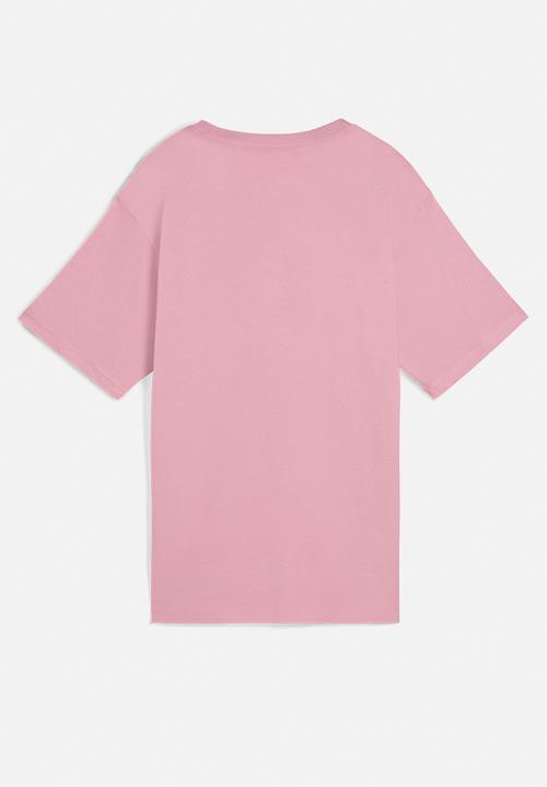 PUMA - Plus ESS METALLIC Tee W Poised Pink-metallic