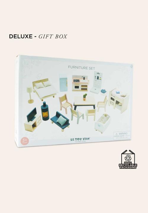 Le Toy Van - 35 Pcs Furniture Set - multi