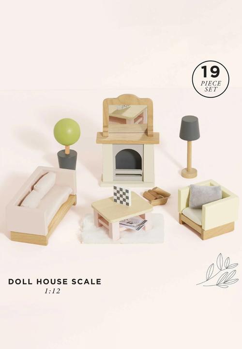 Le Toy Van - 19Pcs Living Room furniture - beige