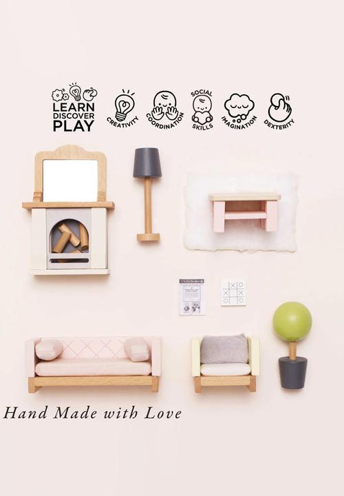 Le Toy Van - 19Pcs Living Room furniture - beige