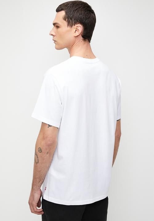 Levi’s® - Ss Relaxed Fit Tee - Ls&Co Prep Script White Plus Graphic