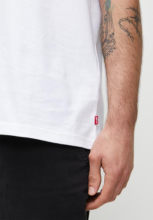 Levi’s® - Ss Relaxed Fit Tee - Ls&Co Prep Script White Plus Graphic