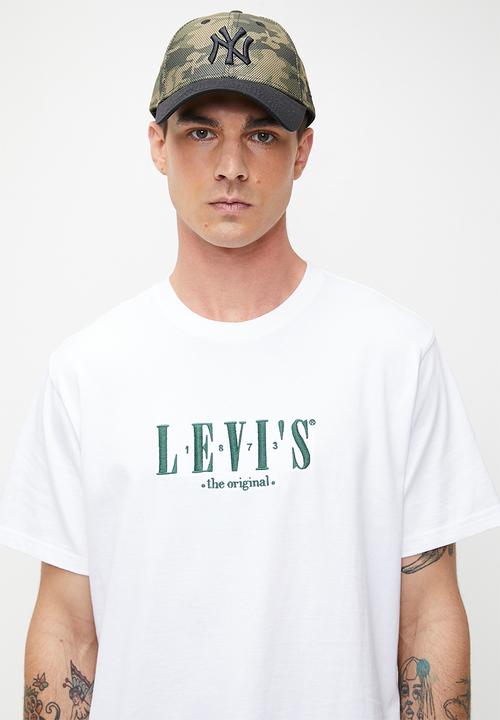 Levi’s® - Ss Relaxed Fit Tee - Serif Logo White+ Graphic