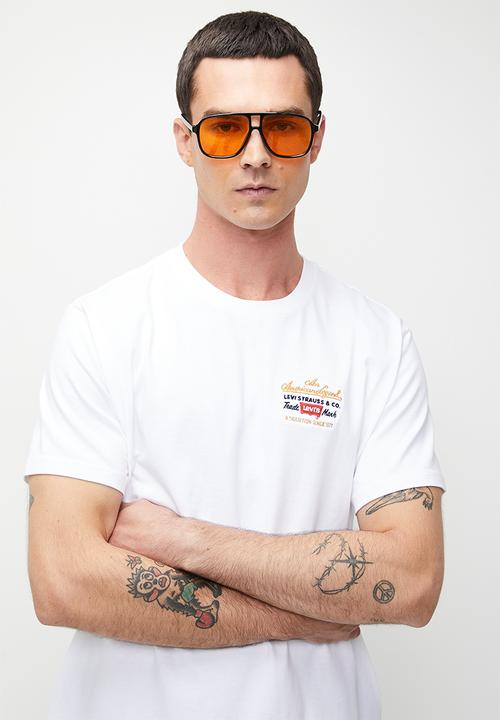 Levi’s® - Ss Relaxed Fit Tee - Archive Sport Emb Prep 5 White Plus Graphic