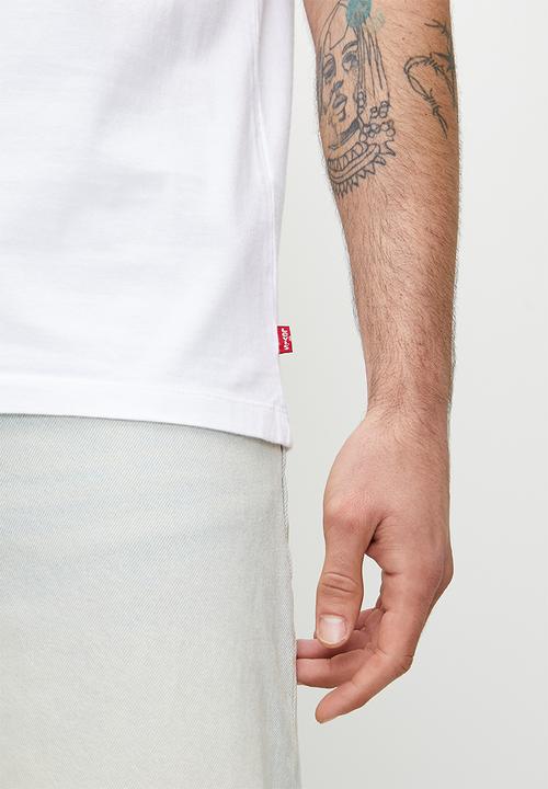 Levi’s® - Graphic Crewneck Tee - Ssnl Filled Bw1 White Plus