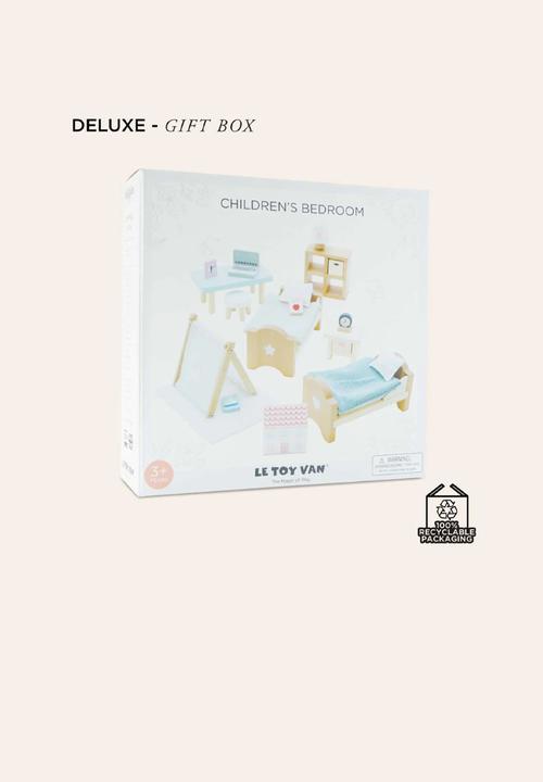 Le Toy Van - 20 Pcs childs bedroom furniture -  sage /beige