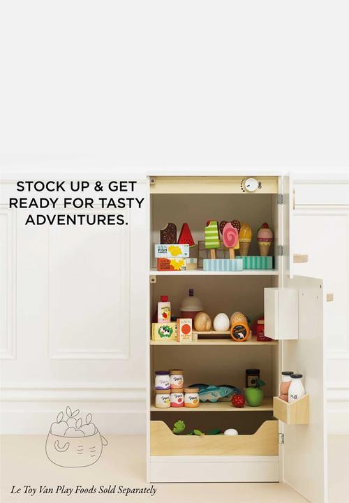 Le Toy Van - 10pcs Freestanding Fridge Freezer - multi