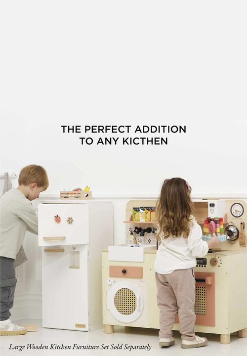 Le Toy Van - 10pcs Freestanding Fridge Freezer - multi