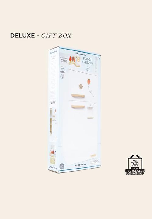 Le Toy Van - 10pcs Freestanding Fridge Freezer - multi
