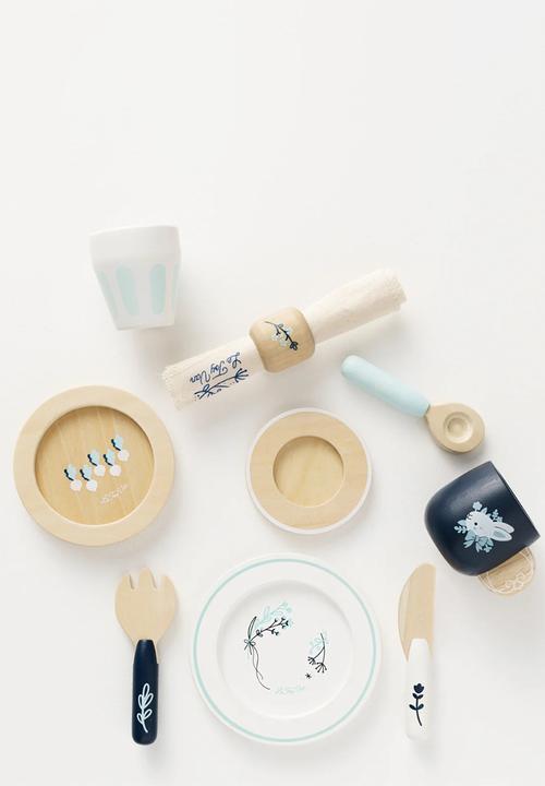 Le Toy Van - 10Pcs  Cutlery & Dinner Set - multi