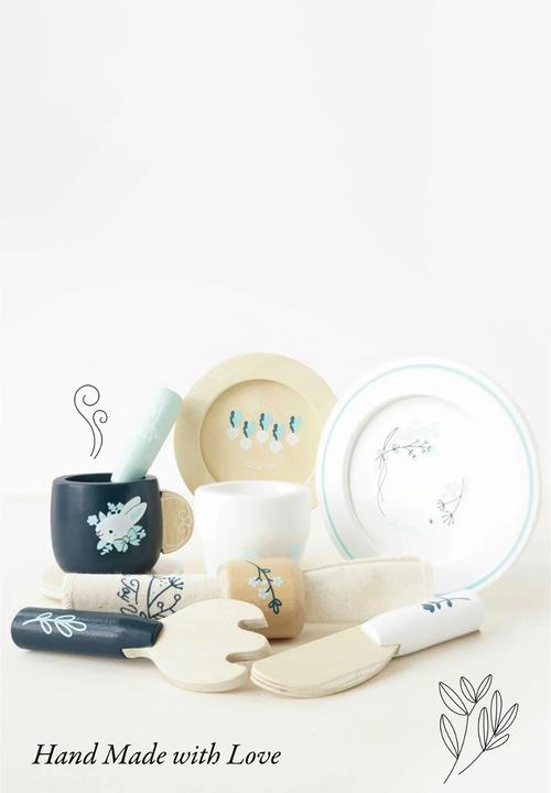 Le Toy Van - 10Pcs  Cutlery & Dinner Set - multi