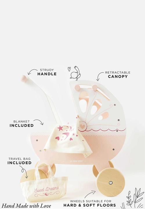 Le Toy Van - Retro Doll Pram - multi