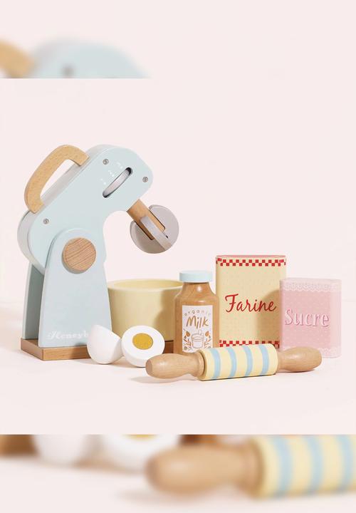 Le Toy Van - 8Pcs Bakers Mixer Set - multi
