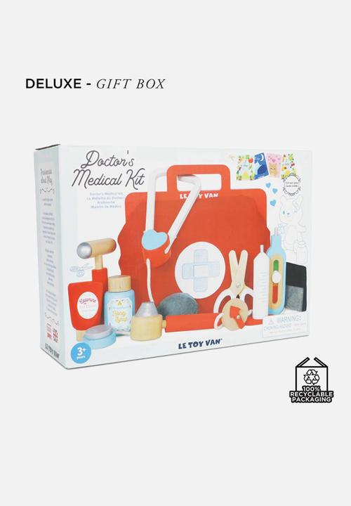Le Toy Van - 10Pcs  Vintage Doctor Roleplay Kit - multi