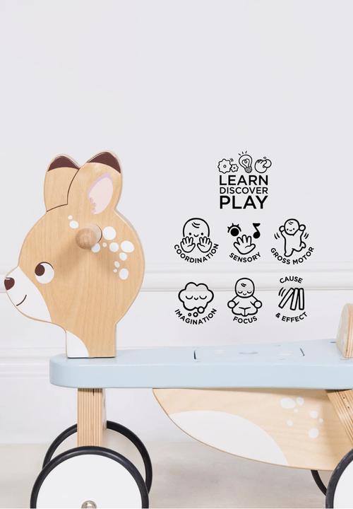 Le Toy Van - Woodland Ride-On Deer -multi