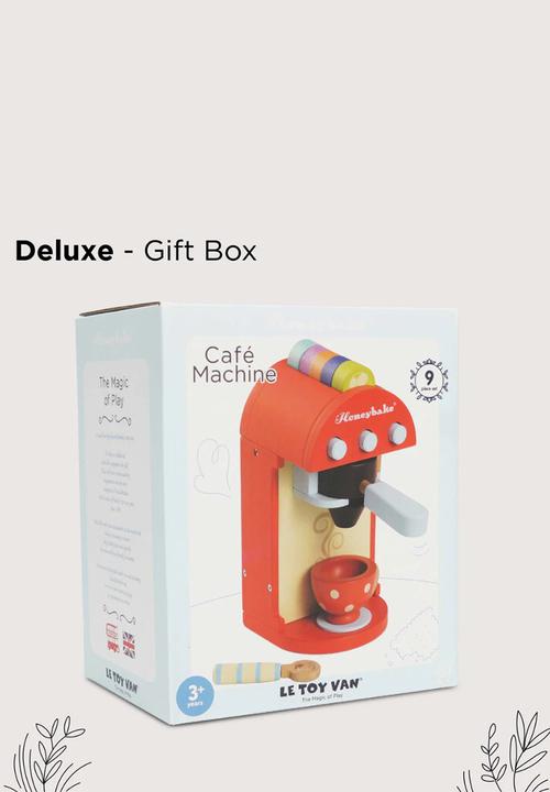 Le Toy Van - 9Pcs  Coffee Machine & Pods - multi