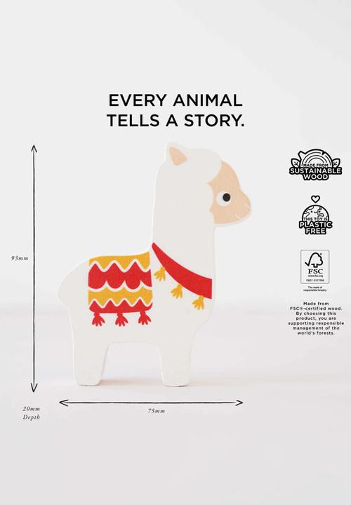 Le Toy Van - 10Pcs Andes Stacking Animals & Bag - multi