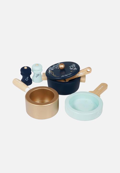 Le Toy Van - 7Pcs pots & pans kitchen accessories - multi